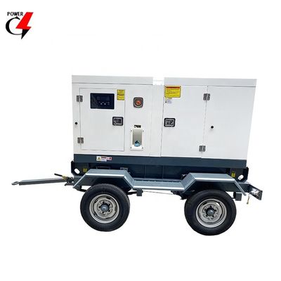 calidad  Best Selling 80kw/80 kw/100 KVA Commercial Silent Portable Industrial Standby Diesel AC Generator 3 Phase On Trailer Price 8 Hours Keep Running fábrica