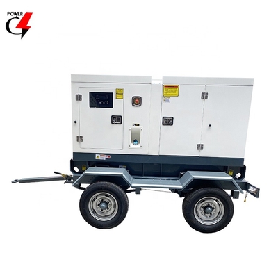 Best Selling 80kw/80 kw/100 KVA Commercial Silent Portable Industrial Standby Diesel AC Generator 3 Phase On Trailer Price 8 Hours Keep Running