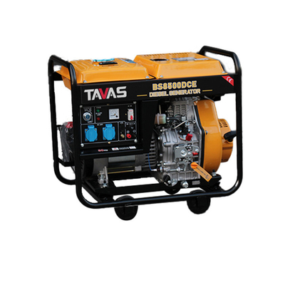 Household 220v 6.5kw 50hz Portable Universal Open Frame DG7000E Diesel Welder Generator Price