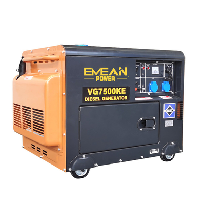 Portable Home Use General Power 5kw 6kw Diesel Generator Set 1.65 Liter